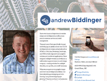 Tablet Screenshot of andrewbiddinger.com